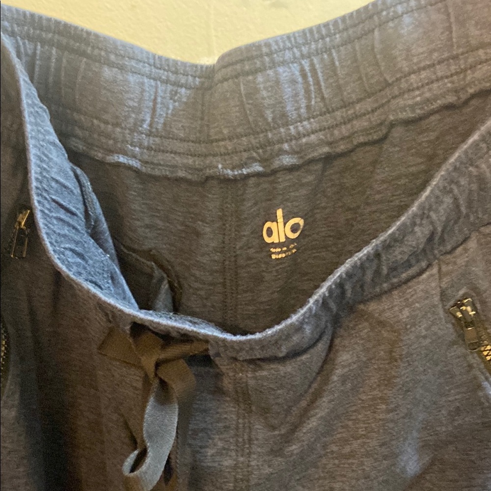 Alo mens blue Jogger shorts